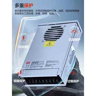 mwel明伟ER3P 12V3A防雨LE招D开关电广源告牌发55光字变压器 400W