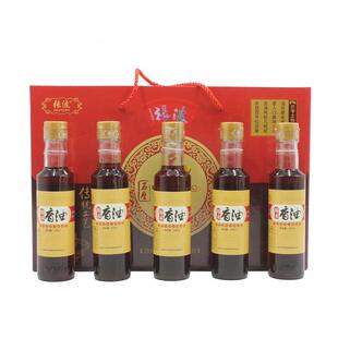 兰考特产张波小磨香油 食用调味纯正芝麻油无添加礼盒装200ml*5瓶