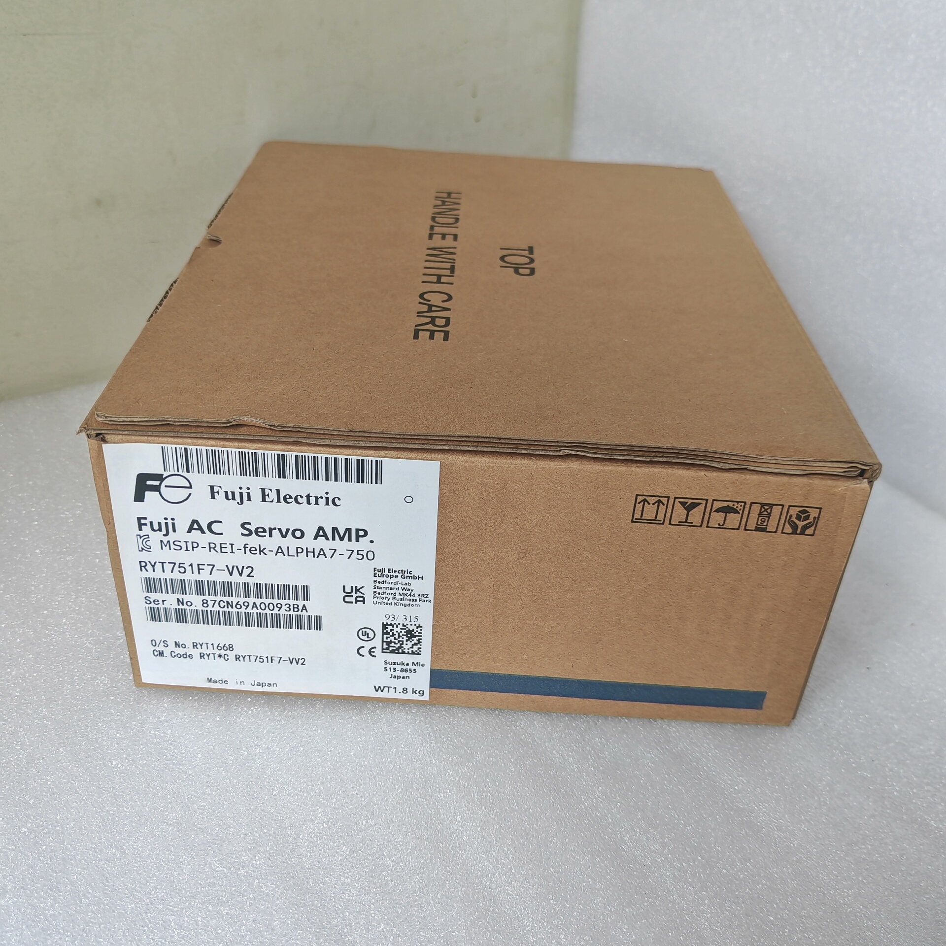 全新原装富士伺服驱动器RYT751F7-VV2实单联系，商议