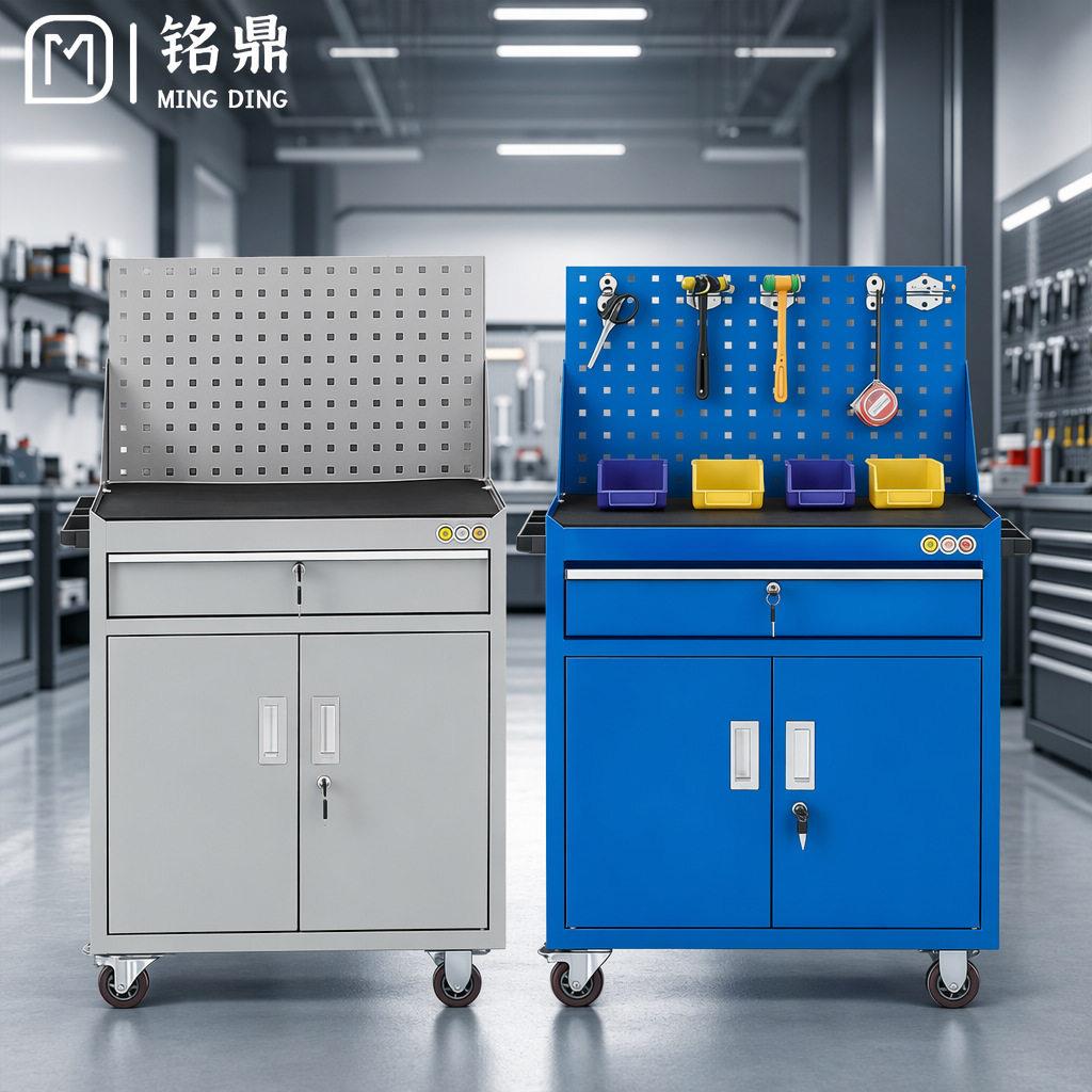 重型五金工具车移动多功能车间汽修维修柜小推车加厚抽屉式零件车