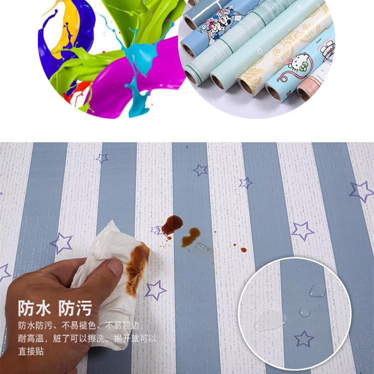 墙贴房间布置床头装饰贴纸墙纸自粘卧室创意学生壁纸室内北欧家居