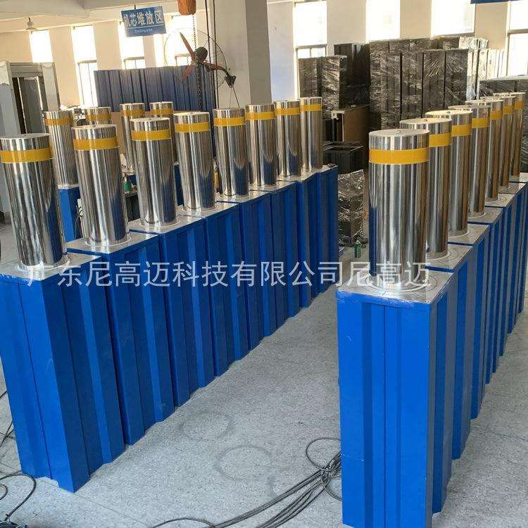 供应电动阻拦桩304不锈钢液压成品升降柱车挡厦门停车场路障柱