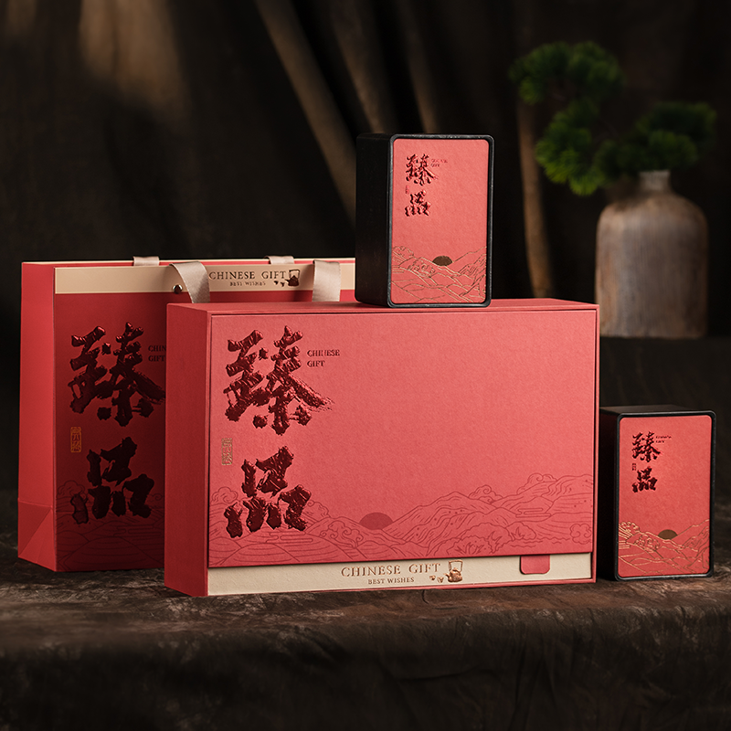 春节新红茶包装盒空礼盒摆泡岩茶肉桂半斤装茶叶礼盒装空盒子定制,包装,茶叶包装,淘宝优惠券,粉丝福利购,淘宝优惠卷
