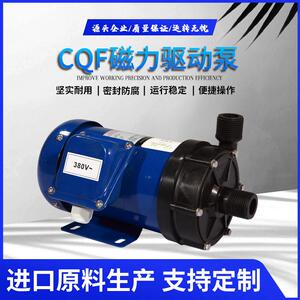 大头马磁力泵小微型耐酸碱氟磁力泵电镀无轴封耐腐蚀磁力驱动加药