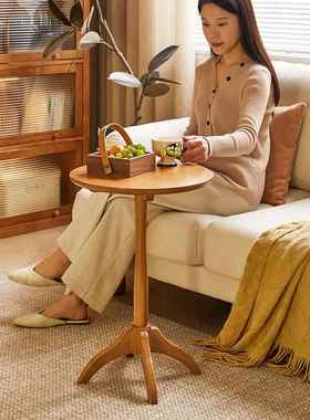 茶实几木沙发边小客厅几边桌小圆桌90101小户型