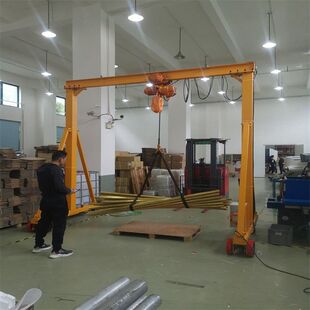 10吨轨道龙门架 龙门架起重机手推无轨转向移动龙门吊架小型1吨