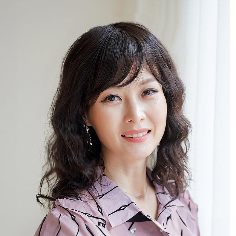 时尚假发妈妈真发大波浪长卷发全头套真人发丝蓬松自然女士假发套