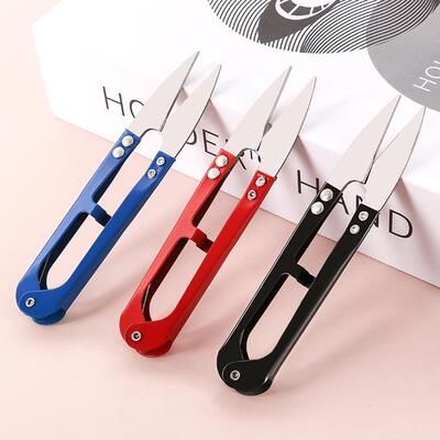 U-shaped scissors, small size, suitable for cutting fabric,