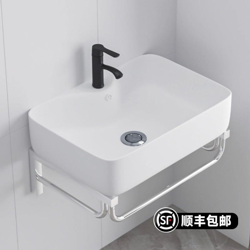 高温烧制易清洁小户型洗面池简易洗手盆迷你阳台厕所挂墙式洗漱盆