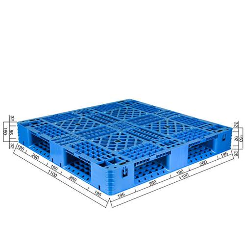 昆山出口黑料色塑托盘网包格田字塑料托装盘抗冲XOQ击出口托盘