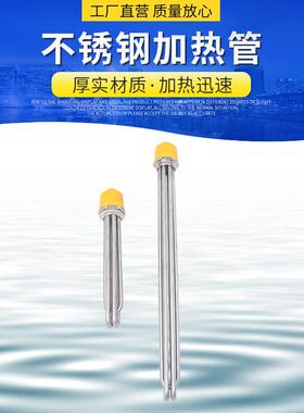 六角头不锈钢加热管DN50丝扣法兰工程水箱锅炉加热棒电锅炉电热管