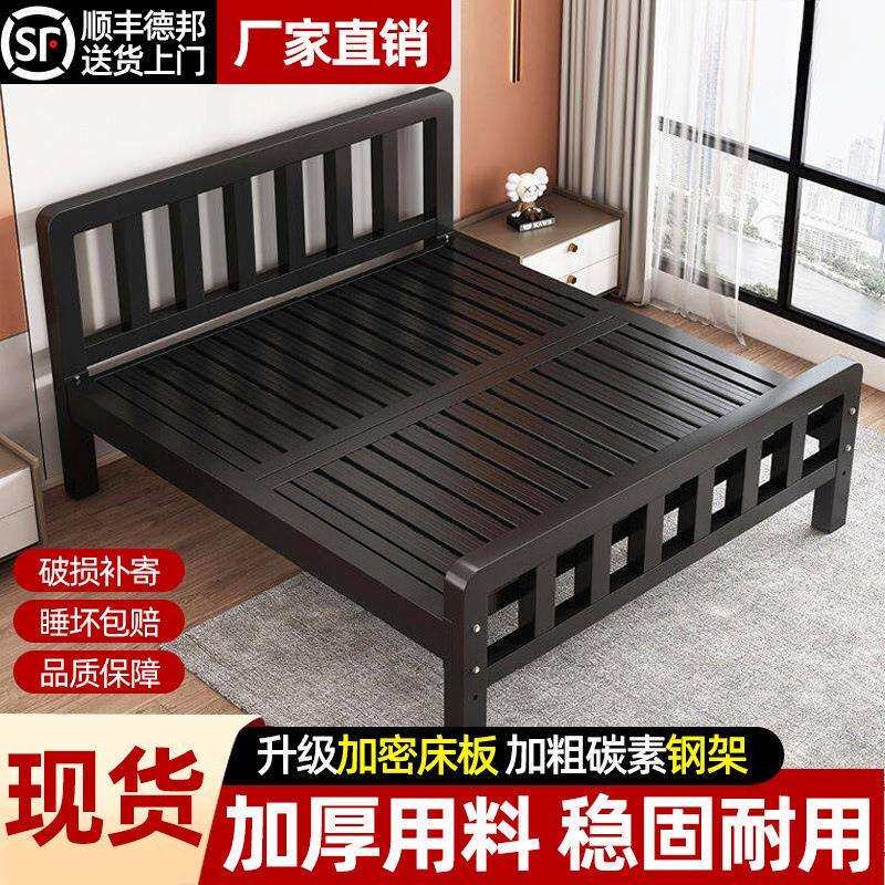 铁架床特厚加厚铁床组装铁艺床加粗加厚铁床骨架卧室轻奢简易铁床