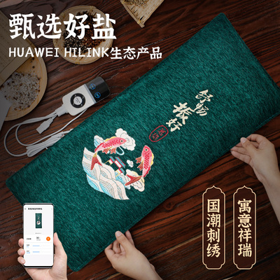 粗盐热敷包电加热盐袋海盐家用腰部艾草肩颈盐包电热盐袋子