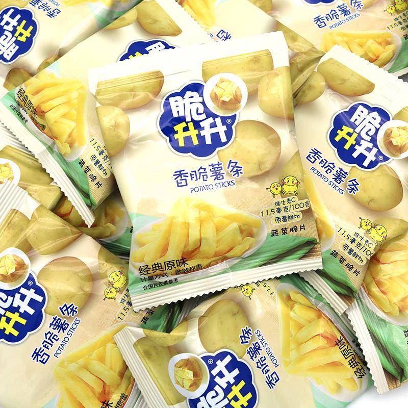 脆生生蜂蜜黄油脆炸薯条500g散装独立小包装新鲜切薯片脆生小吃
