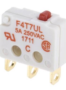 思博F4T7-ULF4T7UL微动开关,柱塞类型,焊接端5A250V