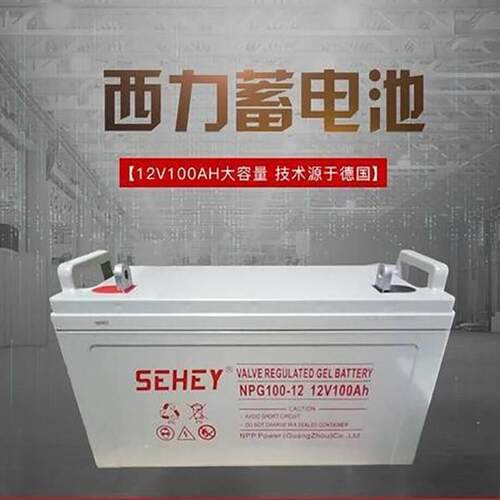 SEHEY/西力蓄电池 NP 100-12/12V100AH 免维护储能 船舶照明用