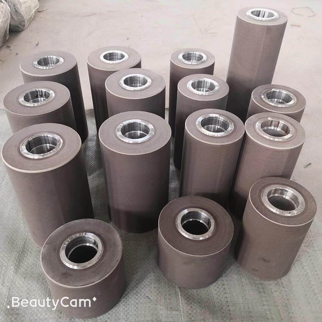 塑料造粒机切粒机胶辊胶轮上压辊矽胶轮聚氨酯辊
