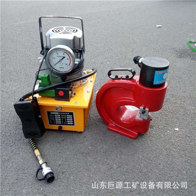 钢板开孔器使用方便电动液压冲孔机操作简单CH80电动钢板冲孔器