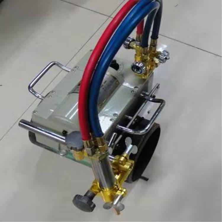 手RDC摇式管道链割机磁力吸附气式管道切割机手摇条管切道割机