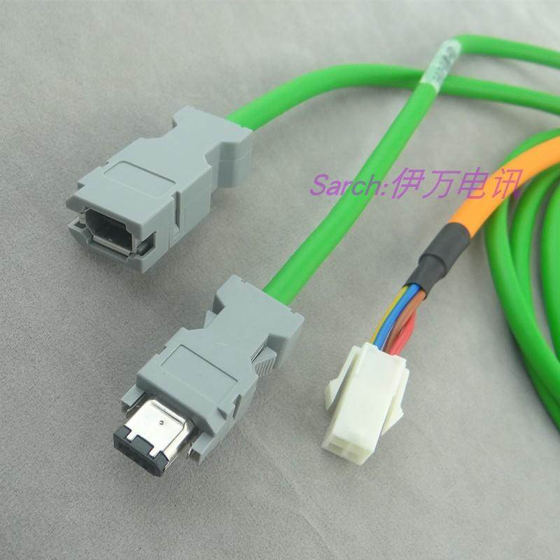 安川SGM7J小功率伺服电机线JZSP-C7M03-03编码器线CMP00制动器33