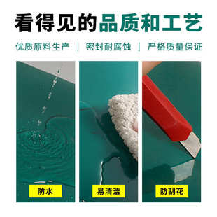 钳工桌面板无异味流水线桌子垫生产间PVC绿色胶皮垫消静电桌子垫