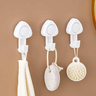 卫生间墙壁挂钩免打孔吸盘衣服毛巾浴室挂钩门后强力真空吸盘挂钩