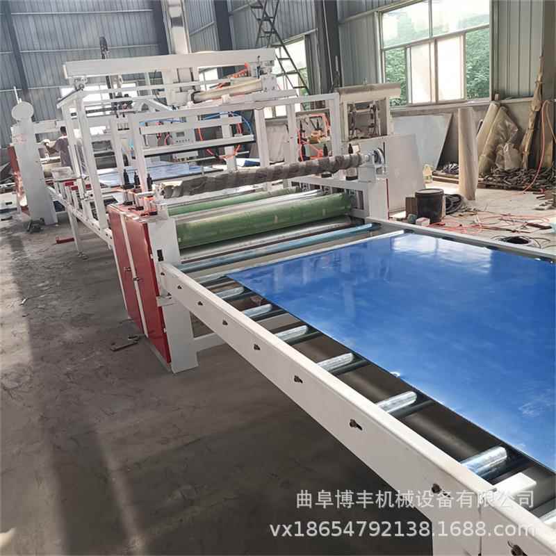 镀锌钢板PVC膜平贴机 玻镁板复合彩钢板贴面机器 龙门架上料设备