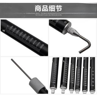 弹簧测力计TK-2计00拉力双表管形测力棒测试刻0拉689力称推力压力