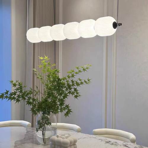侘寂风餐厅吊灯法式葫芦灯现代简约极简吧台茶室餐厅灯商用店铺灯