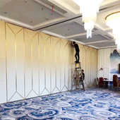 智能自动酒店隔断墙会议室展厅移动隔断屏风高隔断宴会厅隔断墙