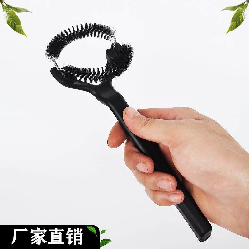 厂家咖啡机清洁刷弯头咖啡刷长柄冲煮头清洁刷子厨房清洁用具