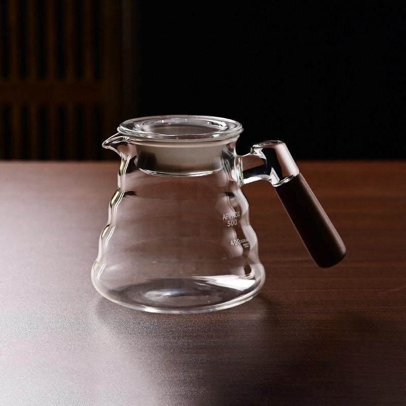 手冲咖啡壶云朵壶套装简约透明家用玻璃咖啡滤杯过滤分享壶摩卡壶