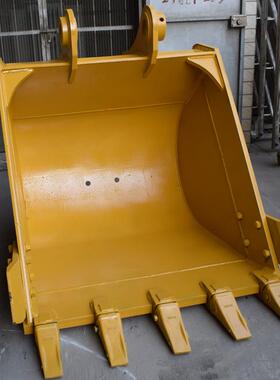 小挖松掘机PC200土方标准斗1.0方挖斗铲斗PC300岩石挖斗加固斗