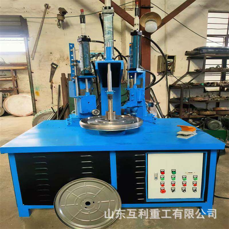 圆形液压卷边机 不锈钢制品卷边机 圆桶翻边机 铁桶翻边卷边机