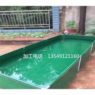 户外加厚防水防漏防雨布定做养殖鱼池水池篷布帆布机器挡风罩子