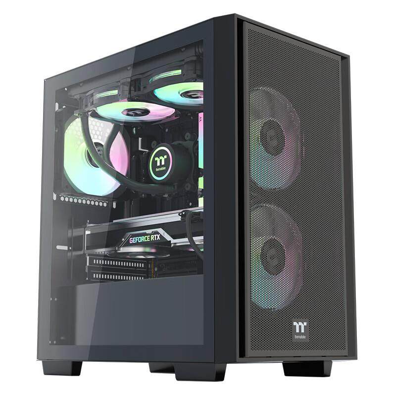 鹏音伴Thermaltake（Tt）启航者F4 Mini小机箱水冷电脑主机摆件饰品