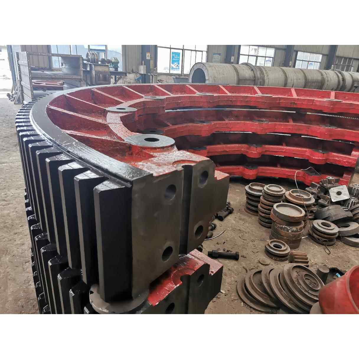 干燥机配件大齿轮，轮带厂家，烘干机托轮装配方法