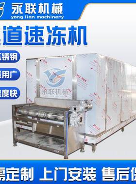 供应包子冷冻流水线 不锈钢鸡翅速冻机 全自动速冻机柜 价格优惠