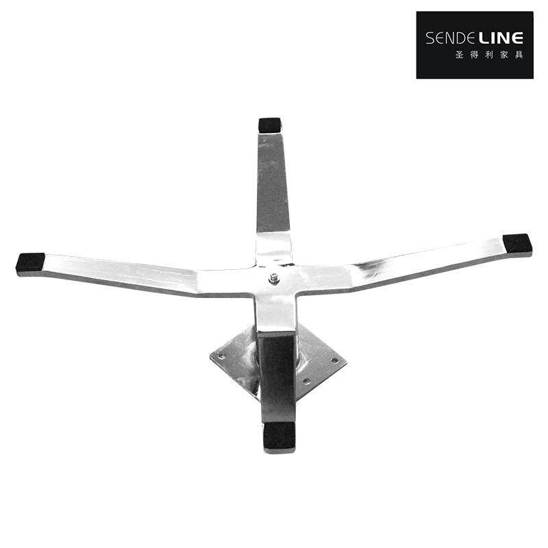 优质电镀五星脚底座 椅脚 办公转椅镀铬椅脚架 高档老板椅子腿