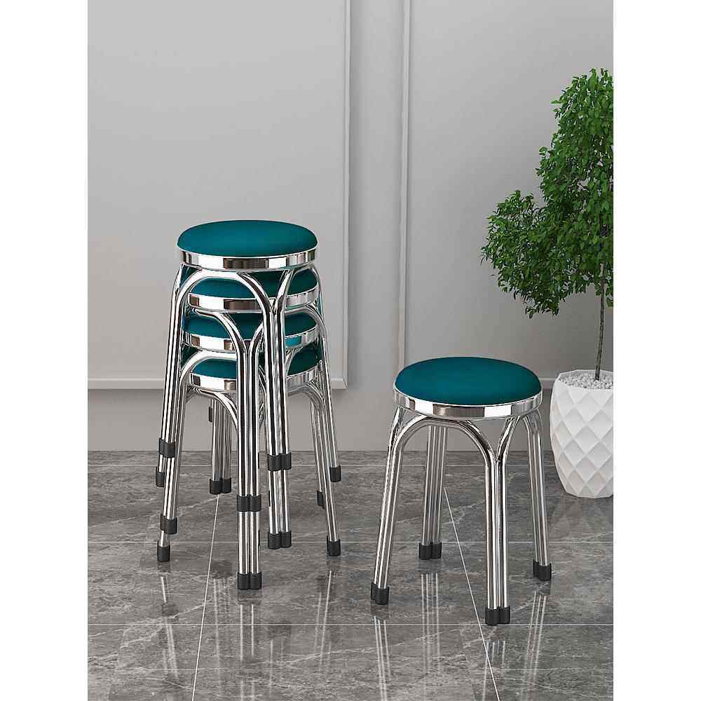 不锈钢圆凳家用折叠凳子餐桌凳商用餐饮店实验凳医院凳加厚高板凳,住宅家具,其它凳子,淘宝优惠券,粉丝福利购,淘宝优惠卷