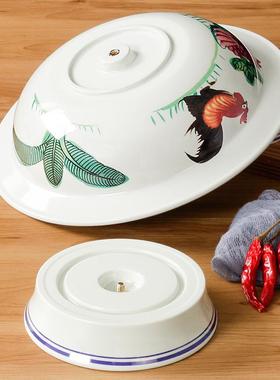 密胺瓷耐摔公鸡碗鸡仿面38588碗喇叭斗笠麻拉餐面防烫饭碗仿公古