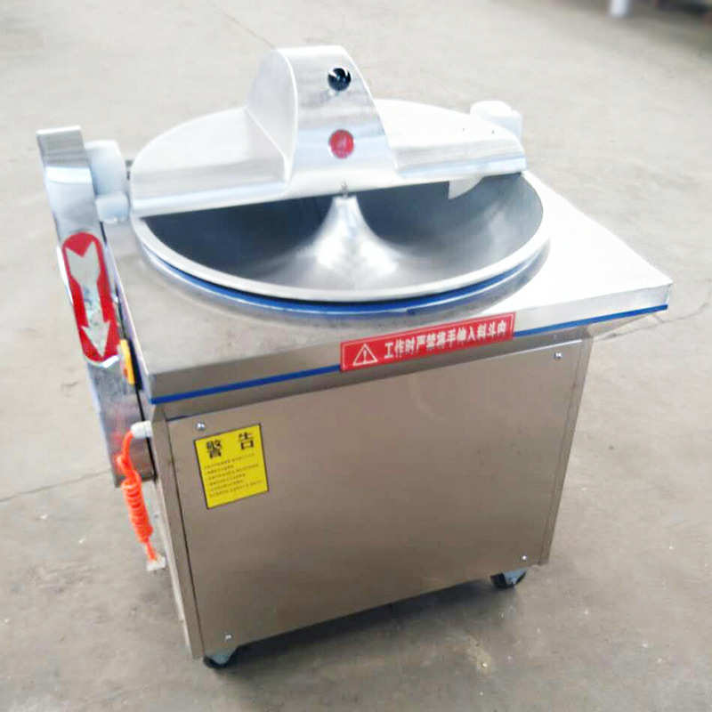 新款盆式切馅机商用自动30盆式多功能不锈钢刹菜机切肉碎馅菜机器