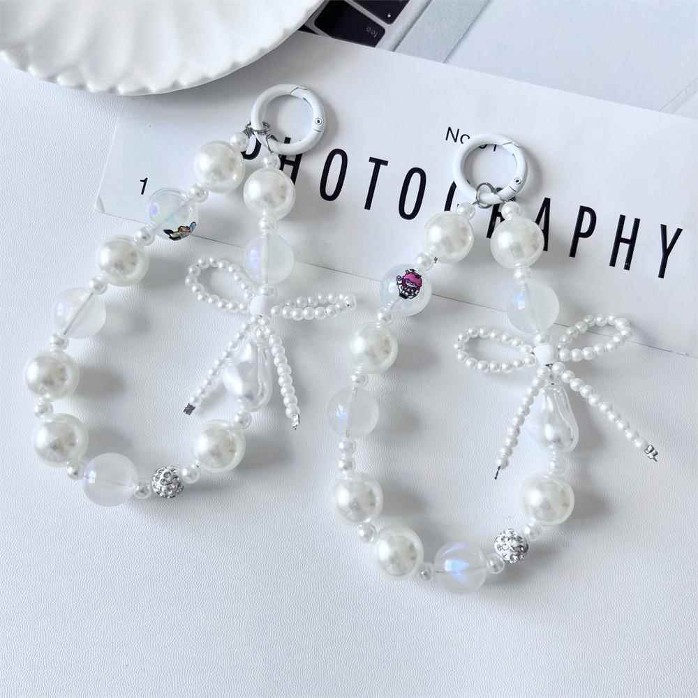 小香风DIY串珠手机壳链条网红手机链条挂绳挂饰手环珠珠链女款ins