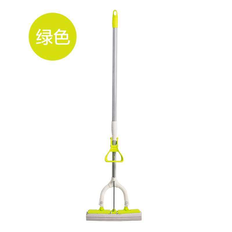茶花胶棉拖把家用免手洗拖布懒人吸水海棉地拖对折式挤水4710