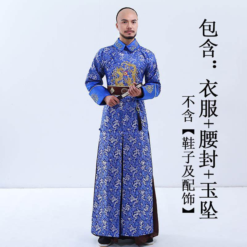 高档清朝皇帝王爷服装龙袍装四爷阿服服男士影视哥剧旅拍古皇上演