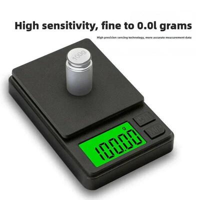 Precision Pocket Scale 1000g X 0.01g - Digital Gram, Food, J