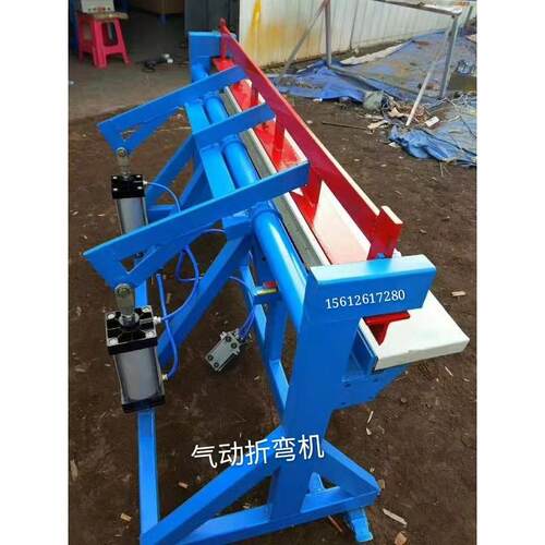 新款金钢网纱窗网折边机 气动金钢网无限延长四边直角折弯机