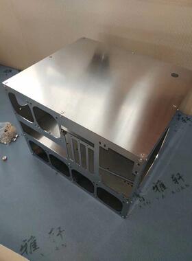 304不锈钢2.5mm厚度定制nas机箱DIY水冷3080ti ATX主板塔式机箱