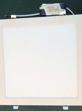 24V船用led平板灯 24w超薄筒灯 12伏 房车300*300方形厕所吊顶灯