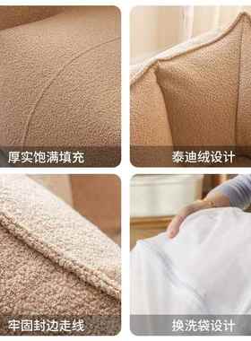 货源压缩沙发海绵粒37964子双懒人沙发真空缩压客小厅单人人沙发